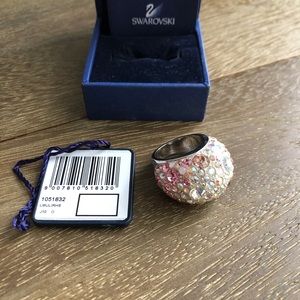 Swarovski Chic Multi Pink Ring